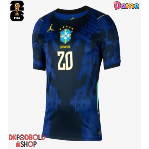 Brasilien Lucas Paqueta #20 Udebanetrøje Dame VM 2026 Kort ærmer